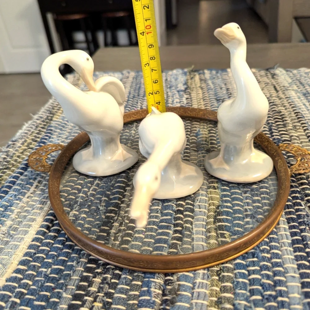 Vintage Lot of 3 Lladro Goose Geese Figurines - Picture 6 of 8